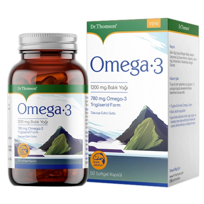 Dr. Thomson Omega-3 İçeren 50 Softgel Kapsül