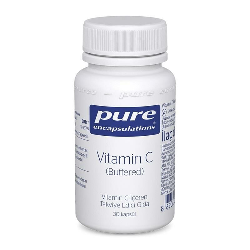 Pure Vitamin C Buffered 30 Kapsül