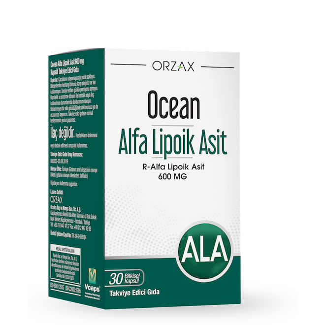 Ocean Alfa Lipoik Asit 600 mg 30 Kapsül