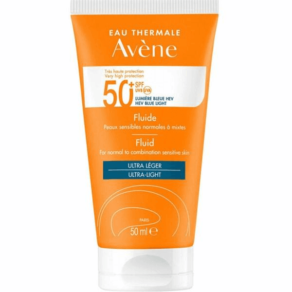 Avene Solaire Fluid Face Sunscreen Spf 50+ 50 ml - Farmareyon