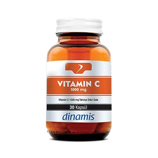 Dinamis Vitamin C 1000 mg Takviye Edici Gıda 30 Kapsül - Farmareyon