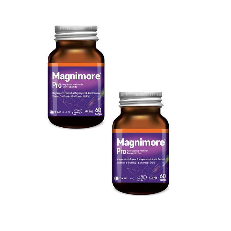 Magnimore Pro Magnezyum ve Vitaminler 60+60 Kapsül - Farmareyon