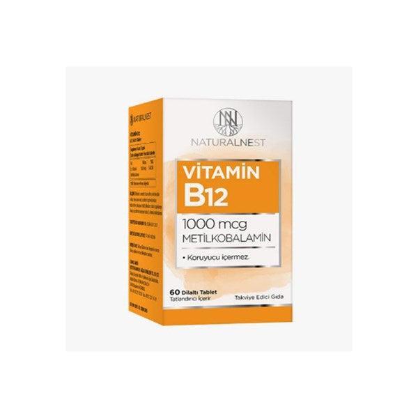 Naturalnest Vitamin B12 60 Dilaltı Tablet - Farmareyon