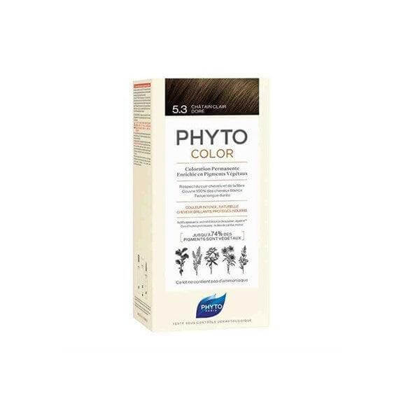 Phyto Phytocolor 5.3 Light Golden Brown Bitkisel Saç Boyası 5.3 Açık Kestane Dore - Farmareyon