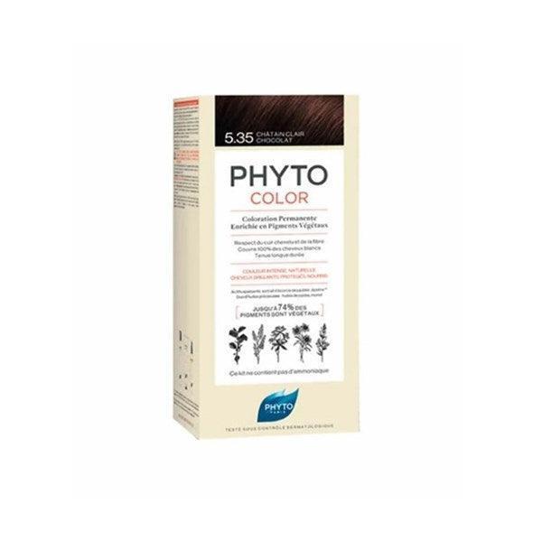 Phyto Phytocolor Bitkisel Saç Boyası 5.35 - Açık Kestane Dore Akaju Yeni Formül - Farmareyon