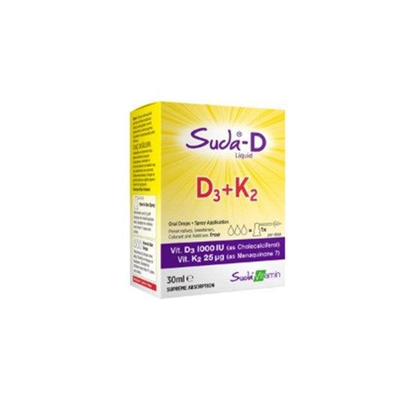 Suda Vitamin D3K2 Liquid 30 ml - Farmareyon