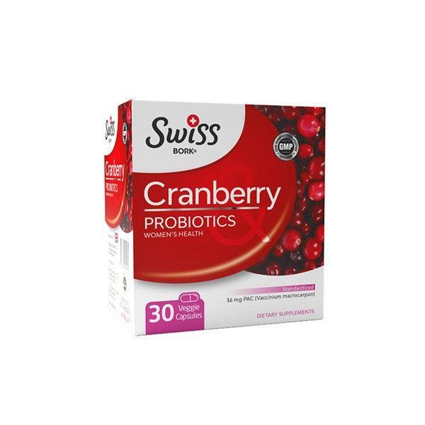 Swiss Bork Cranberry With Probitics 30 Veggie Kapsül - Farmareyon