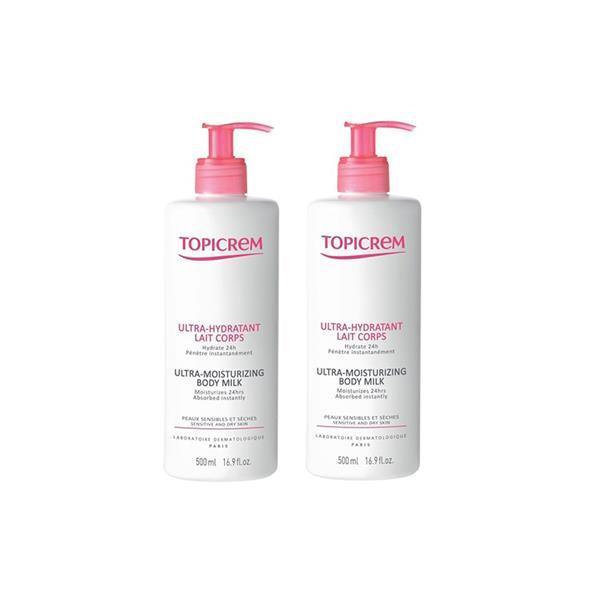 Topicrem Ultra Moisturizing Body Milk 500 ml (2.li Kofre) - Farmareyon