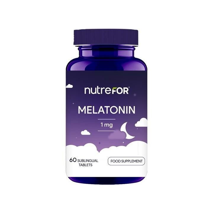 Nutrefor Melatonin 1 mg 60 Dilaltı Tablet