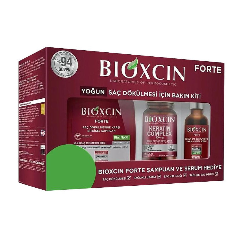 Bioxcin Forte Yoğun Saç Dökülmesi İçin Bakım Kiti