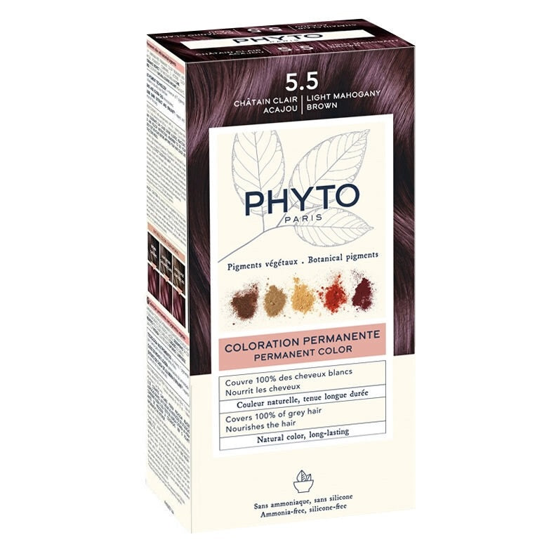 Phyto Phytocolor Bitkisel Saç Boyası - 5.5 Açık Kestane Akaju
