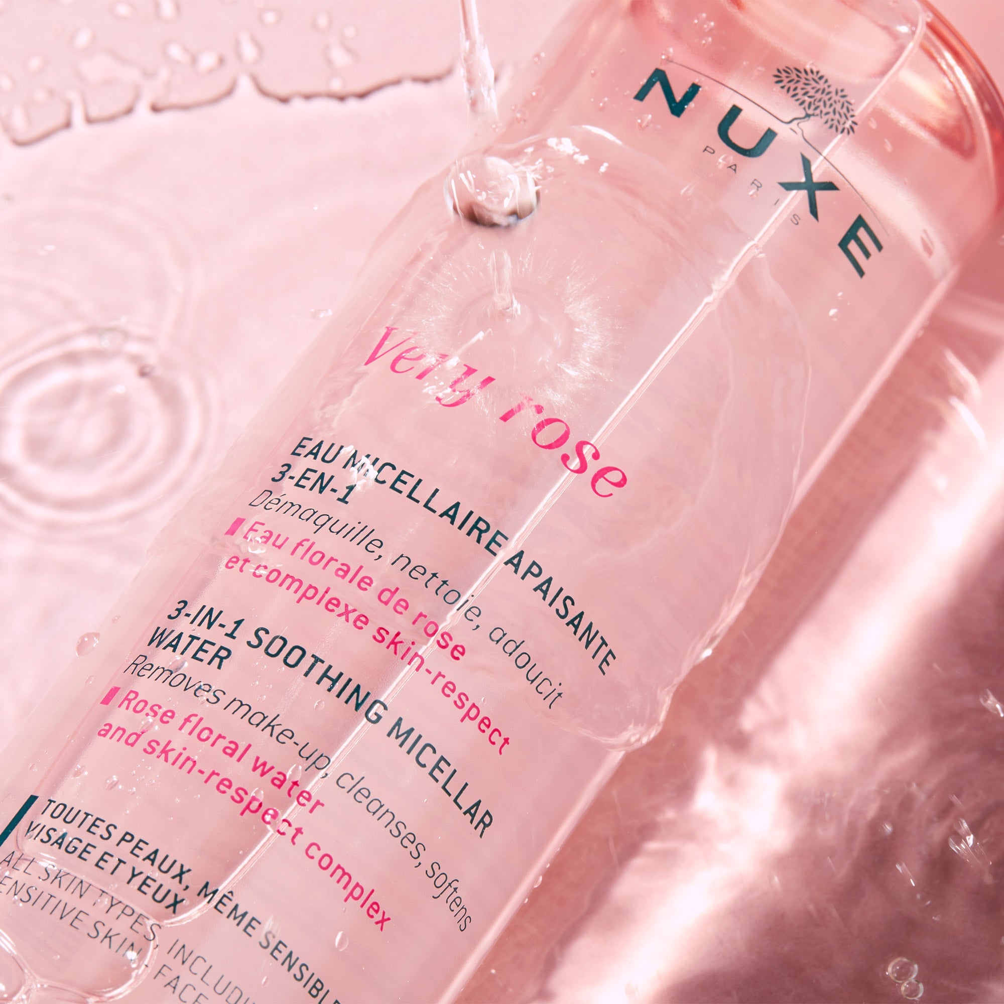 Nuxe Very Rose 3 in 1 Soothing Micellar Water 200 ml (Tüm Cilt Tipleri İçin)