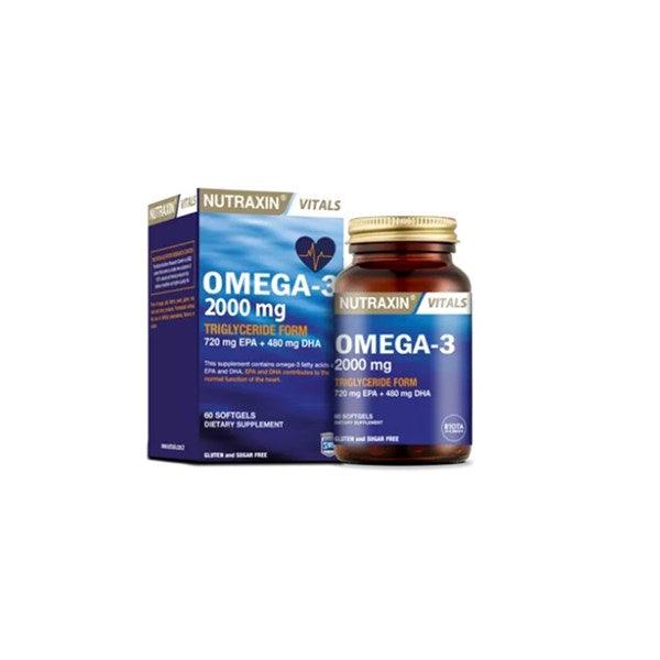 Nutraxin Omega 3 2000 Mg 60 Softgel Kapsül