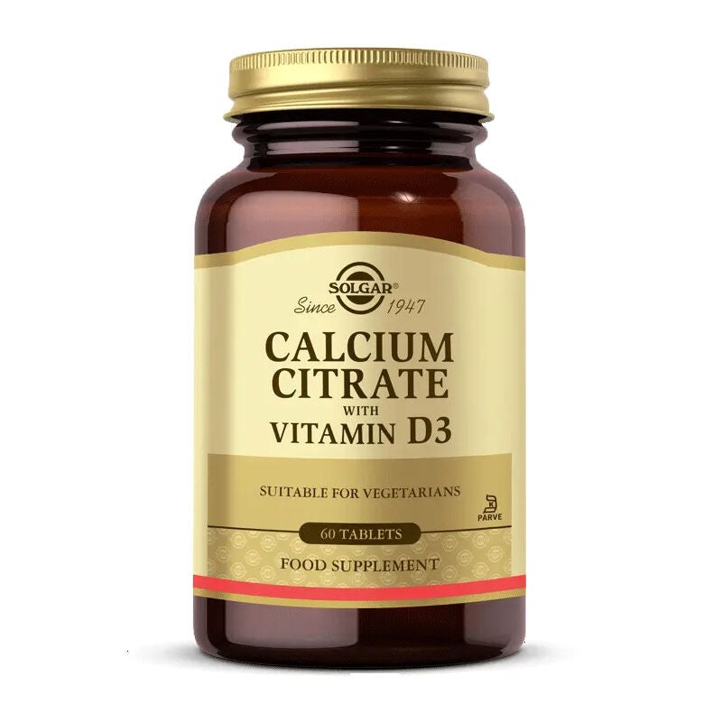 Solgar Calcium Citrat With Vitamin D 60 Tablet