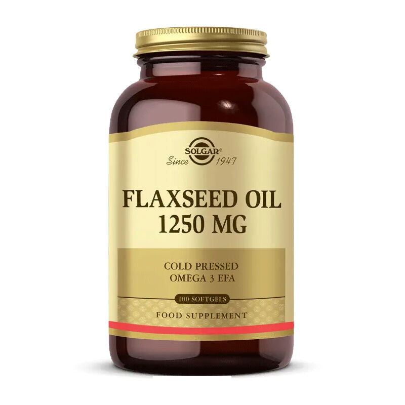 Solgar Flaxseed Oil 1250 Mg 100 Softjel