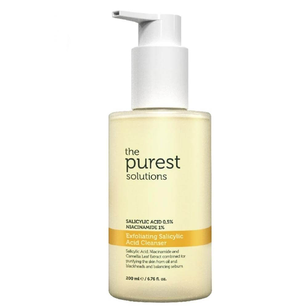 The Purest Solutions Exfoliating Salicylic Acid Cleanser 0,5% Salicylic Acid, 1%Niacinamide 200 ml - Farmareyon