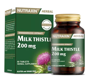 Nutraxin Milk Thistle 200 mg 60 Kapsül