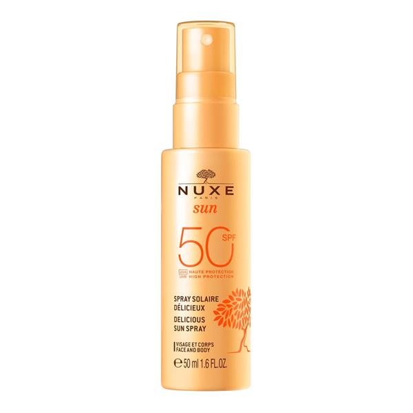 Nuxe Sun Delicious Sun Spray Güneş Koruyucu Yüz ve Vücut Sütü Spf50 50 ml