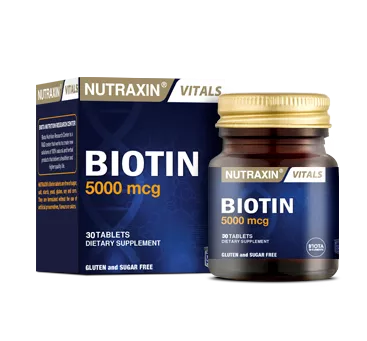 Nutraxin Biotin 5000 mcg 30 Tablet