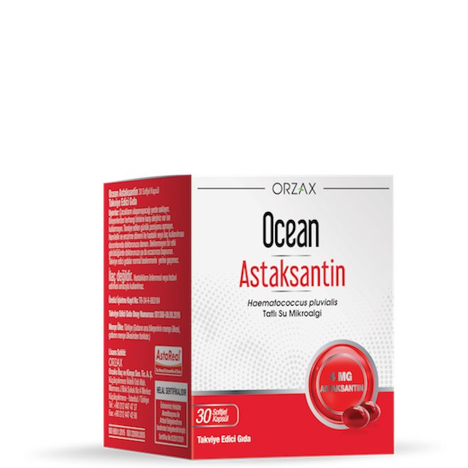 Ocean Astaxanthin Natural Antioxidant 30 Kapsül