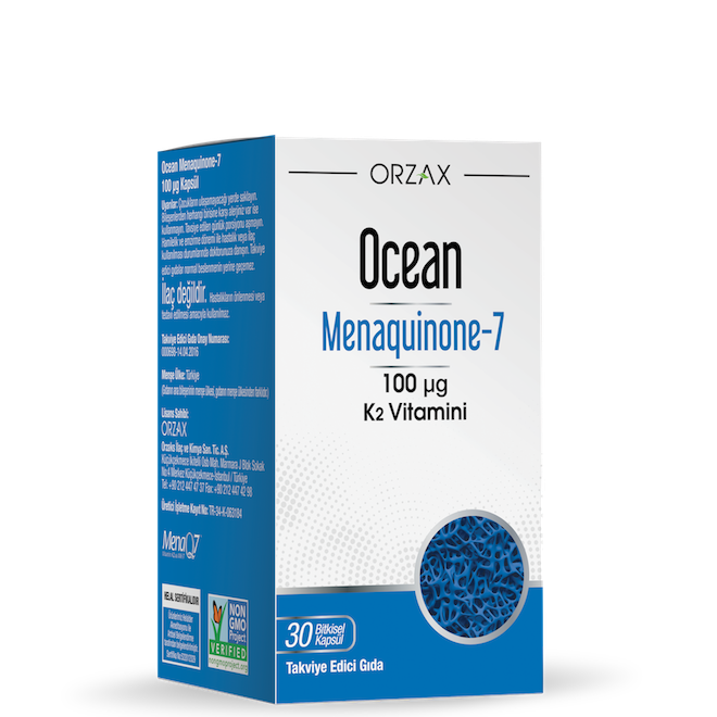 Ocean Vitamin K2 (Menaquinone-7) 30 Bitkisel Kapsül