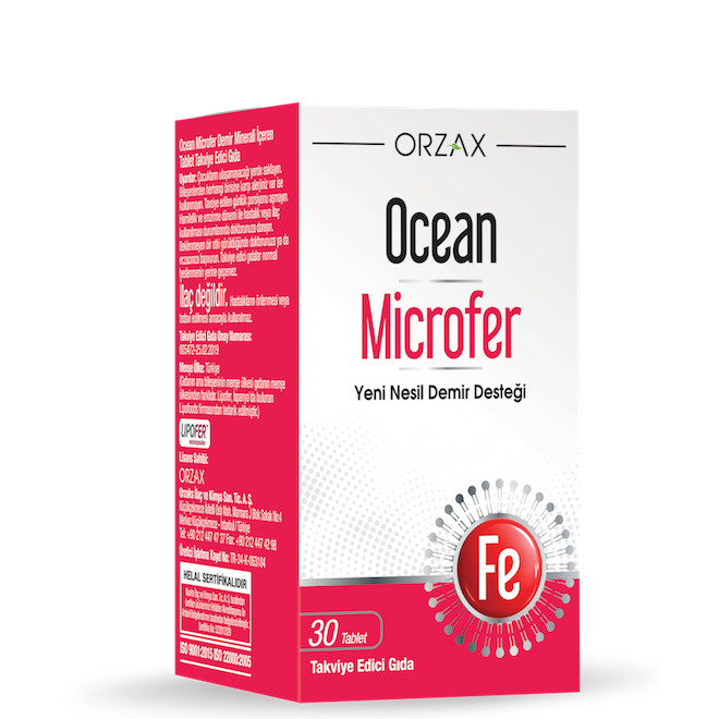 Ocean Microfer Takviye Edici Gıda 30 Tablet