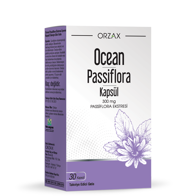 Ocean Passiflora 300 mg 30 Kapsül