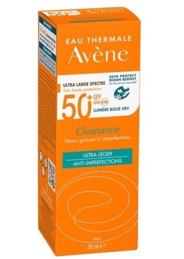 Avene Solaire Cleanance SPF 50+ Yağlı Ciltler için Güneş Koruyucu 50 ml ( Yeni )