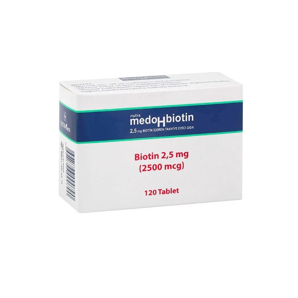 Dermoskin Medohbiotin 2,5 mg 120 Tablet - Farmareyon