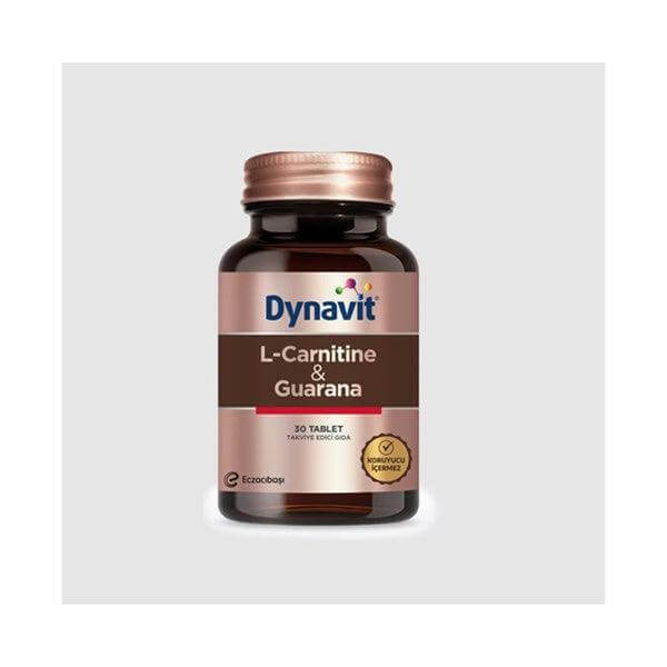 Dynavit L-Carnitine + Guarana 30 Tablet - Farmareyon