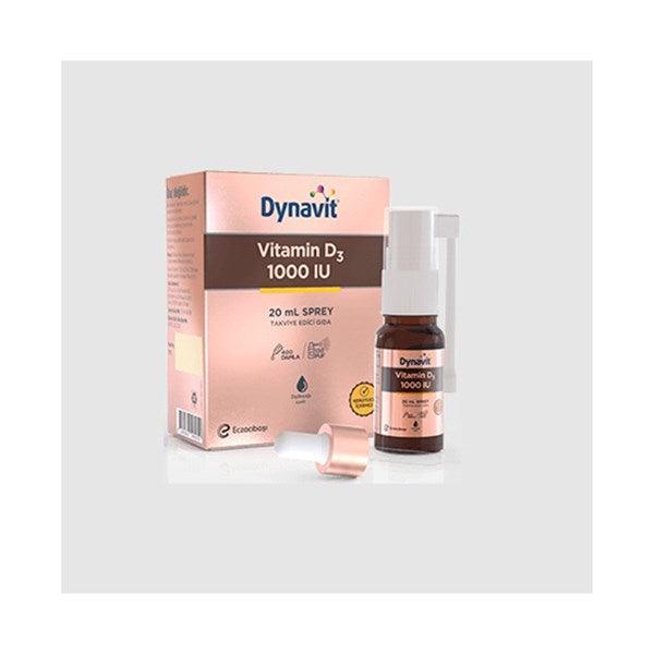 Dynavit Vitamin D3 1000IU Sprey 20ml - Farmareyon