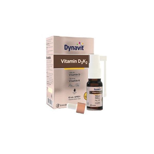 Dynavit Vitamin D3K2 Takviye Edici Gıda Sprey 10 ml - Farmareyon