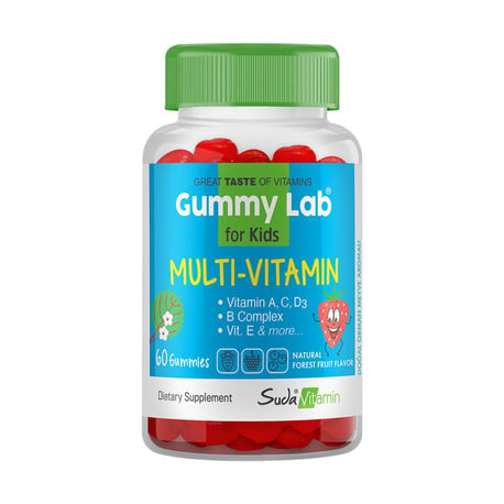 Gummy Lab Multivitamin For Kids 60 Gummies