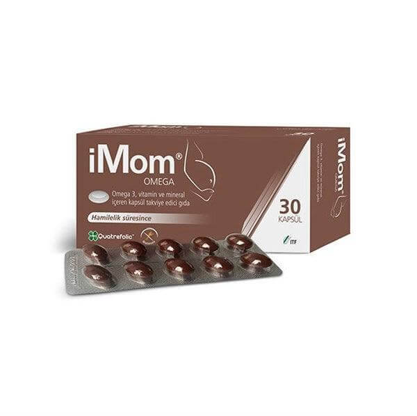 iMom Omega 3 Takviye Edici Gıda 30 Kapsül - Farmareyon