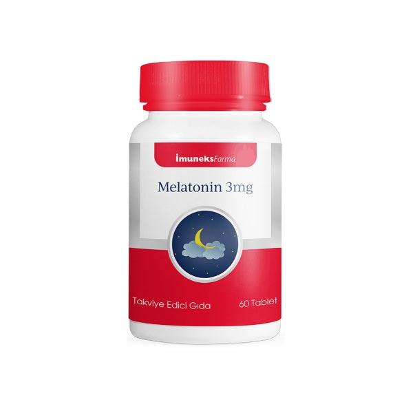 İmuneks Farma Melatonin 3 mg 60 Tablet - Farmareyon