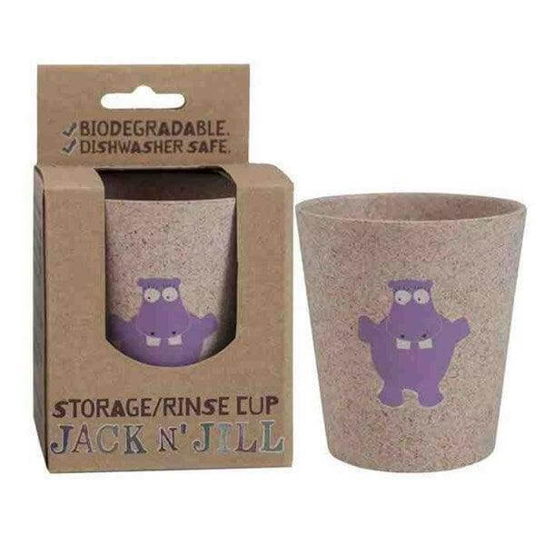Jack and Jill Storage-Rinse Cup Hippo ( Doğal Saklama Bardağı ) - Farmareyon