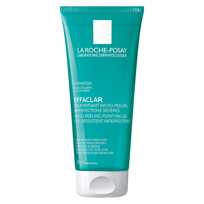 La Roche Posay Effaclar Mikro-Peeling Yüz ve Vücut için Arındırıcı Jel 200 ml