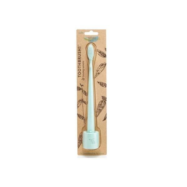 Natural Family Biodegradable Toothbrush &amp; Stand ( Rivermint ) - Farmareyon