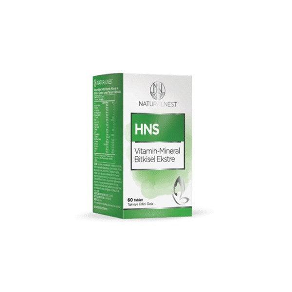 Naturalnest HNS Vitamin-Mineral Bitkisel Ekstre 60 Tablet - Farmareyon