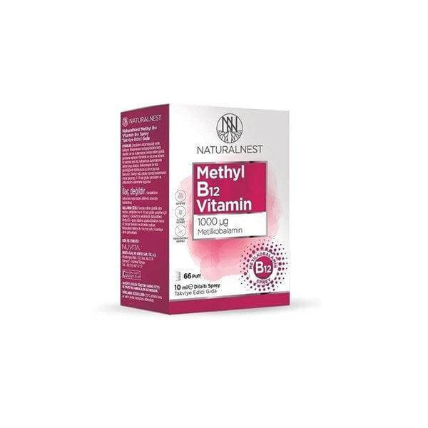 Naturalnest Methyl B12 Vitamin 1000 μg 10 ml Dilaltı Sprey - Farmareyon