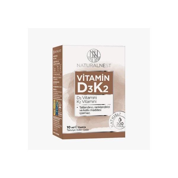 Naturalnest Vitamin D3K2 Damla 10 ml - Farmareyon