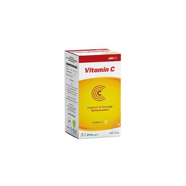 Nbtlife Vitamin C Pureway 30 Kapsül - Farmareyon