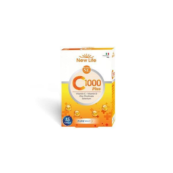 New Life C-1000 Plus Takviye Edici Gıda 30 Kapsül - Farmareyon