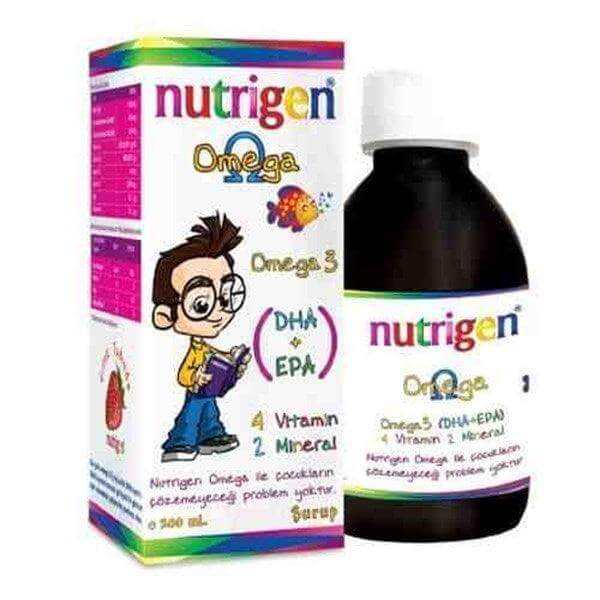 Nutrigen Omega 3 Balık Yağı Şurubu Portakal Aromalı 200 Ml - Farmareyon