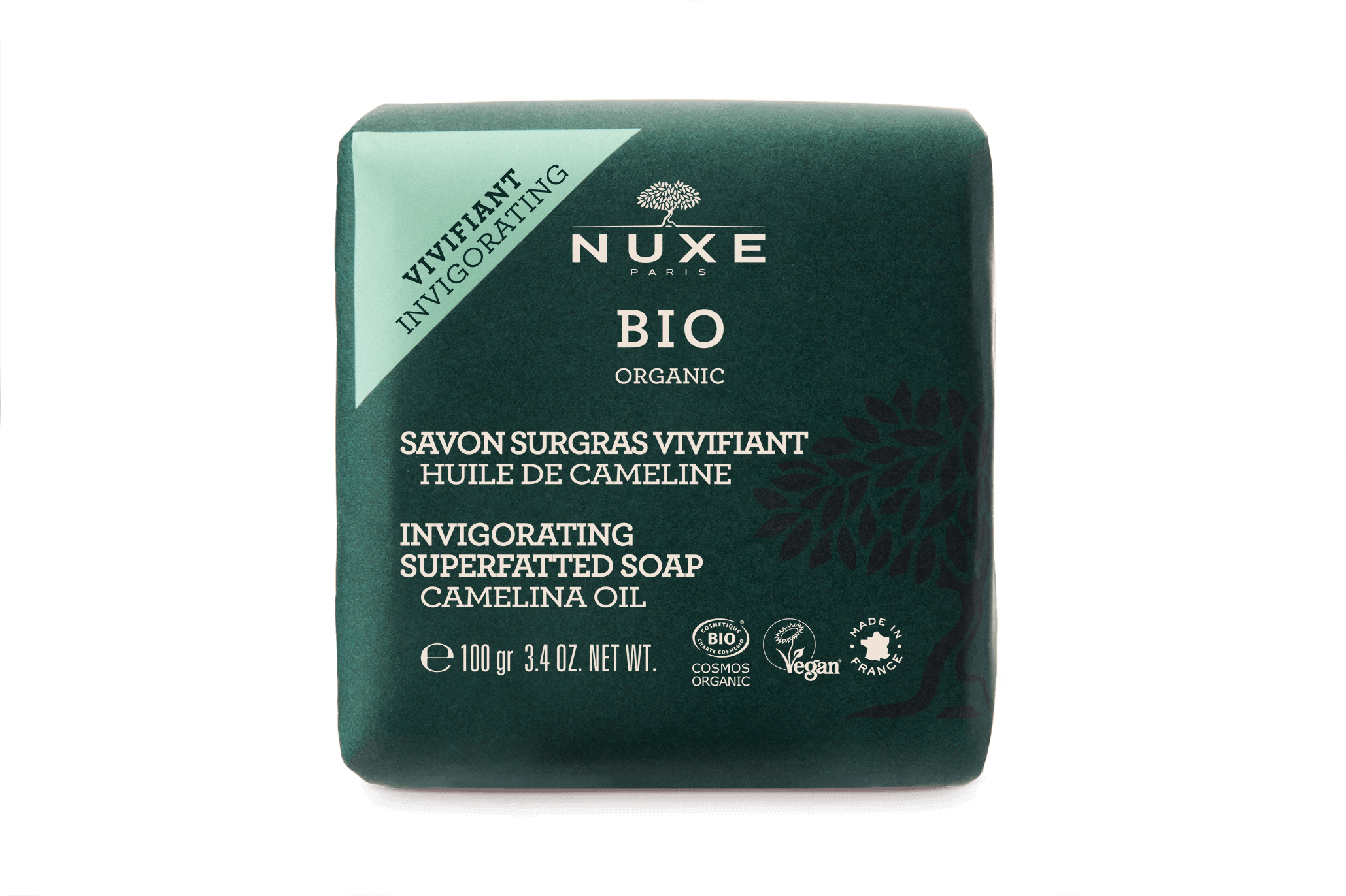 Nuxe Bio Organic Invigorating Superfatted Soap 100 gr - Farmareyon