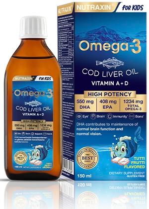 Nutraxin Omega-3 Çocuklar İçin Şurup 150 ml