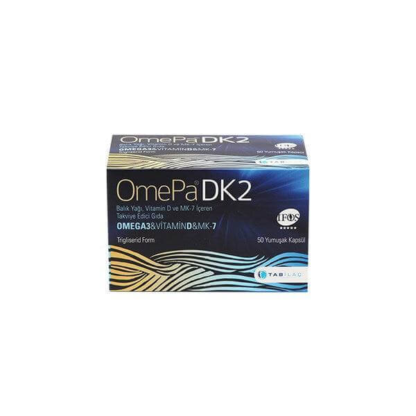Omepa DK2 Omega 3 - Vitamin D - Menaq7 100 Yumuşak Kapsül - Farmareyon