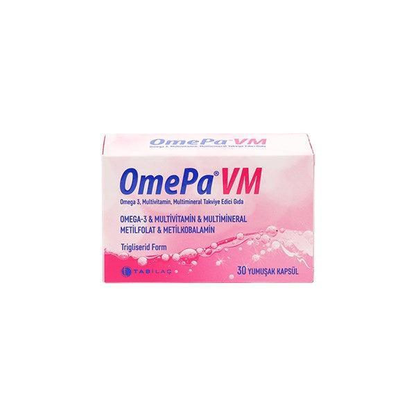 OmePa VM Takviye Edici Gıda 30 Yumuşak Kapsül - Farmareyon