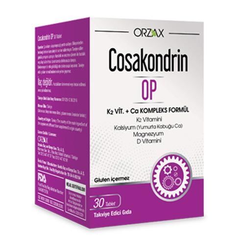 Cosakondrin OP K2 Vit. + Ca Complex 30 Tablet