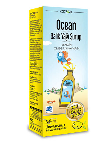 Ocean Balık Yağı Şurubu 150 ml Limon Aromalı